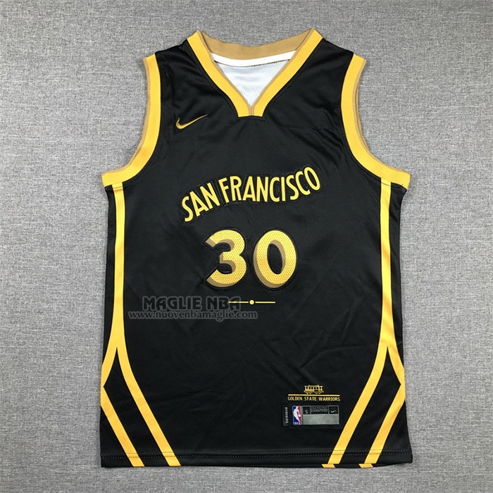 Maglia
 Stephen Curry NO 30 Bambino
 Golden State Warriors Citta
 2023-24 Nero

